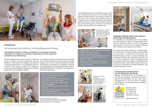 Flyer für Fachpublikum Handi-Move